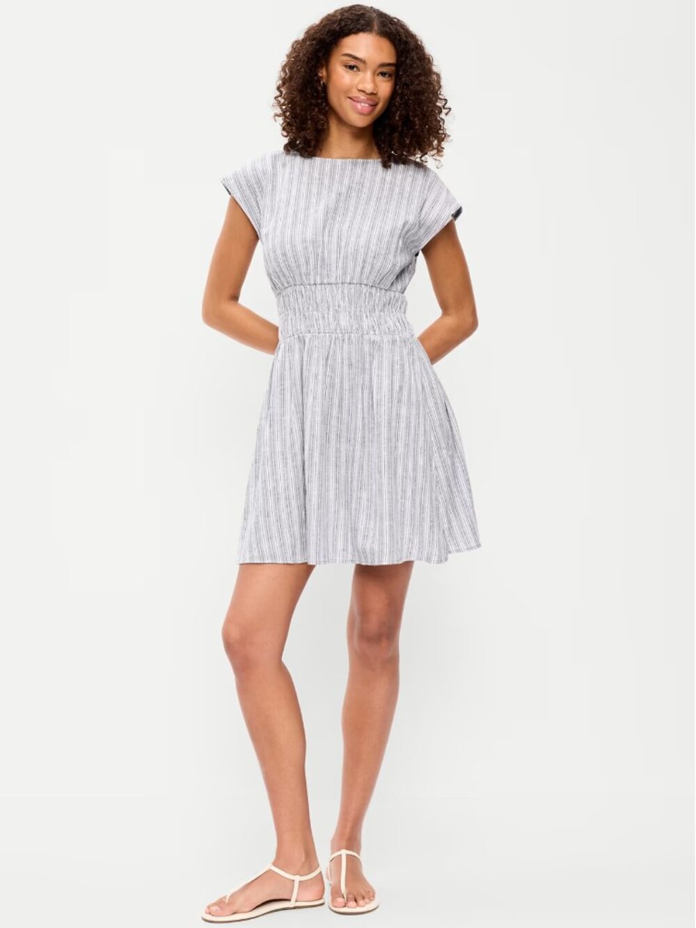 NWT $135 Old Navy BUNDLE OF 3 Smocked-Bodice Fit & Flare Mini Dress - XSP!